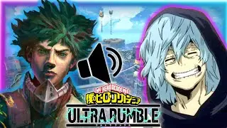 HILARIOUS VOICE ACTING IN MY HERO ULTRA RUMBLE!