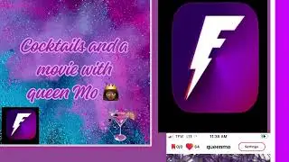 Cocktails and a movie with queen Mo. 😘 only on fanbase