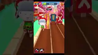 Talking Tom Gold Run Elf Angela Candy World Funny Race Android iOS Gameplay #TalkingTom #Shorts