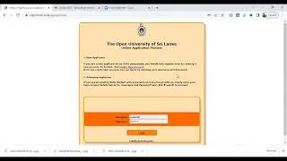 How to apply Bachelor of Primary Education (Hons) - Open University of Sri Lanka (2022/2023)