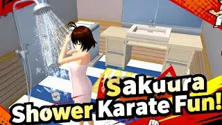 Sakura school simulator taking shawer 🤭