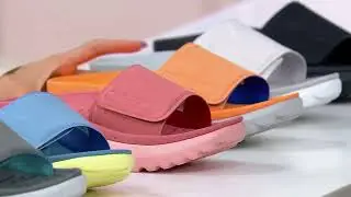 Vionic Adjustable Unisex Recovery Slide Sandals - Rejuvenate on QVC