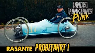 Rasante Probefahrt mit der Seifenkiste | Andi Feldmann