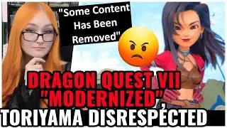 Square Enix Censors AGAIN, Sexy Ladies Toned Down & Plots REMOVED From Dragon Quest VII Reimagined