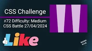CSS Challenge #72 | CSSBattle- 27/4/2024| Can You Beat the Clock?|#csschallenge #cssbattle #uidesign