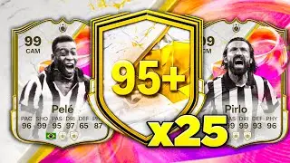 25x 95+ ICON PLAYER PICKS! 😱 FC 25 Ultimate Team