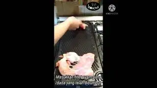 Grill Chicken on IronChef Cast Iron Reversible Griddle