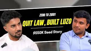 From Law Student to Startup Founder: Anurav Dave on LUZO, Funding, and Family Pressure | Zer0toZidd1