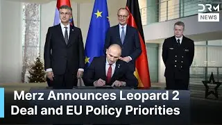 Full Speech: Chancellor Merz Announces Croatia Buys 44 Leopard 2A8 Tanks from Germany | AC1F
