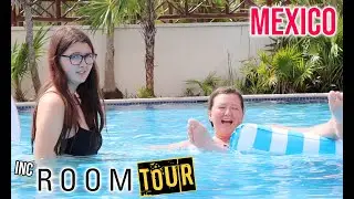 OUR FIRST DAY IN MEXICO! DOUBLE ROOM TOUR & BROKEN CAMERA!