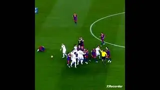 Real Madrid vs FC BARCELONA El Clasico 🔥 | Sergio Ramos punched Carlyes Puyol | CRAZY