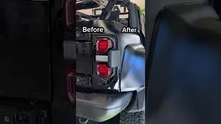 Gloss to satin PPF 🔥😶&zwj;🌫️ | Which is better? | #carwrap #ppfwrap #ppf #carwrapping #cars #shorts