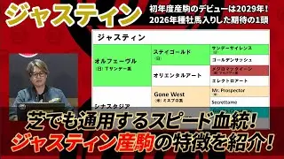 【特別企画】 3年後の活躍を大予言！ 2026年に種牡馬入りしたオススメ期待馬/ジャスティン編
