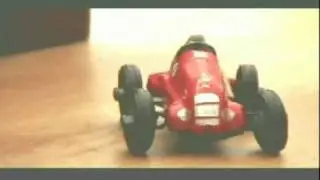 Animation of a winding  toy (tommy the race car)!!    --animated toy car--