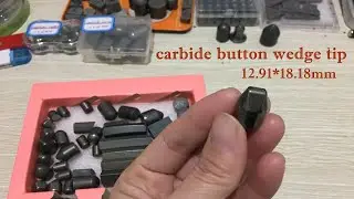 carbide button wedge tip   12.91*18.18mm for drill hard stone machine part  #carbidetools