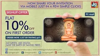 Royal Traditional Wedding Invitation Video | Jain's Wedding Invitation Video | PC - 0146