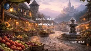 Celtic Sleep Music | Elven Town Market Visual (No Talking) 66 MIN / ケルト睡眠BGM