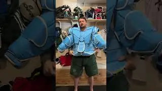 The only way to properly get ready as a hockey goalie