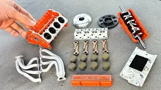 This is a 44cc Mini V8   We built it   We started it. | VORTRIXE