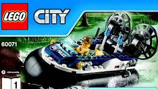 LEGO City Hovercraft Arrest 60071 Instructions Book DIY 1
