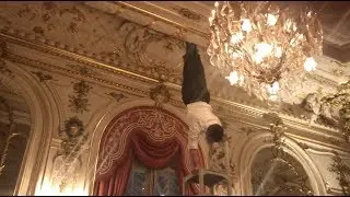 Acrobatic Chair Handstands at the Cosmos Club