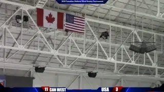 2019 Canadian National Blind Hockey Tournament - Select Series - Team Canada West vs Team USA