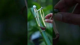 Fork Creations with New Bamboo Slingshots #Bamboo #Slingshots #Diy #Bambooart