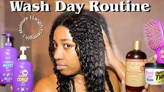 Beginner-Friendly & AFFORDABLE Wash Day Routine For Natural Hair | Moisture, Length & Strength