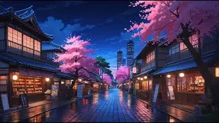 Late Night Jazzhop Café Lofi ☕ Old-School Aesthetic Inspired by 90s Tokyo Bars