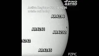 Daily Sunspots: Oct 8, 2025 #PinoAstro