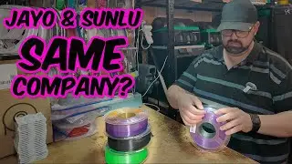 Jayo & Sunlu Dual/Tri Colour Silk Filaments - Same Factory? | 3D Print Vlog 3