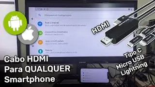 Cabo HDMI para QUALQUER Smartphone