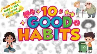 Good Habits For Kids / Daily Habits / Kindergarten Lessons / Personal Hygiene / Learn Good Manners