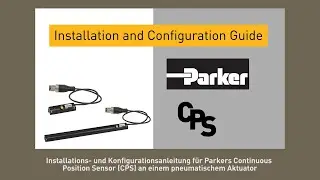 Installation und Konfiguration des Parker P8S Sensor f&uuml;r kontinuierliche Wegmessung (DE)