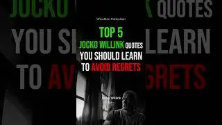 Top 5 Jocko Willink Quotes You Should Learn To Avoid Regrets #quotes #lifequotes #jockowillink