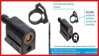 Quicksilver 13563Q3 Quick Disconnect Fuel Line Fitting