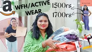 Amazon Active Wear, WFH outfit haul | AMAZON ACTIVEWEAR TRY-ON HAUL