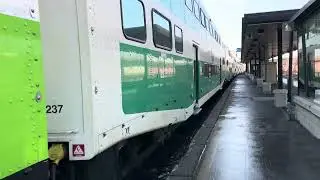 GO Train Departing Aldershot Station