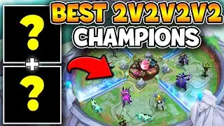 We found the 100% most BROKEN champs to play in 2v2v2v2