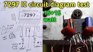 TDA7297 IC circuit diagram in hindi//tda7297 ic 15+15 watt//#electronicsverma