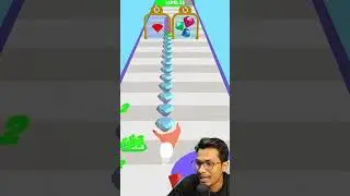 Genius Hacks Gem Run: Gem Stack Game Adventure Level 23 L25 #rungame