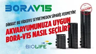 Akvaryumunuzun Su Seviye Yüksekliğine Uygun Ölçüde Bora V-15 Filtre Seçimi Nasıl Yapılır? Bu Videoda