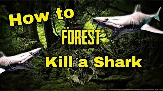 The Forest (PS4) How to kill a shark, Bite Me Trophy EASY!