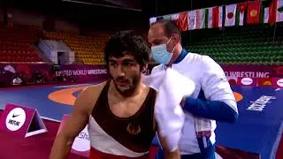 BRONZE FS - 74 kg: I. NAVRUZOV (UZB) v. A. CHARLYYEV (TKM)