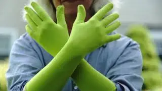 Foxgloves Elbow Length Grip Gloves