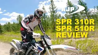 AJP SPR 510R and SPR 310R Enduro Models // QUICK REVIEW // CROSS TRAINING ENDURO
