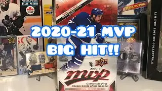 2020-21 UD MVP Hockey Hobby Box Break - Big Hit!!