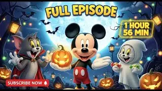 🎃 Mickey, Tom & Jerry&rsquo;s Magical Halloween Night | A Spooky Fun Friendship Poem 🐭🍬