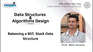 Lecture 15: Balancing a BST, Stack Data Structure