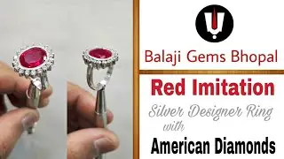 Synthetic Ruby | Silver 925 Ring | Balaji Gems Bhopal